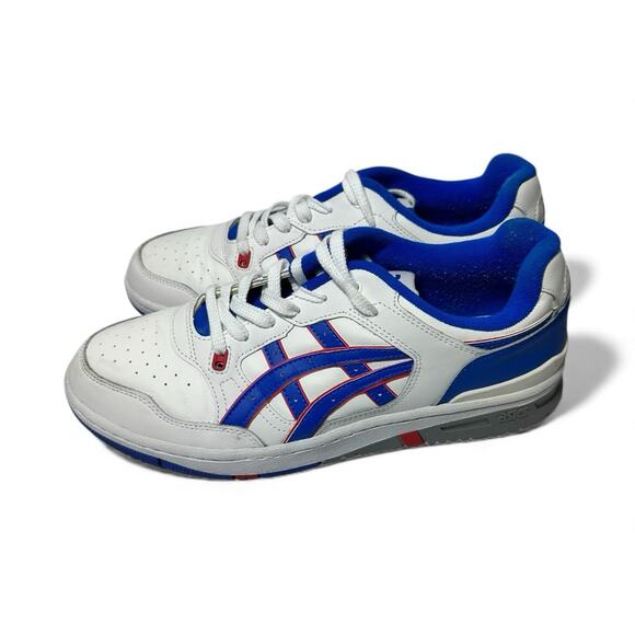 Asics EX89 Knicks 1201A476 Low Top White Blue Sneakers Shoes Men's size 11 M - Picture 4 of 11